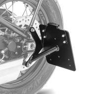 Sideskiltholder som passer til Triumph Bonneville Bobber / Black 17-24 nummerskiltholder med LED-belysning Craftride
