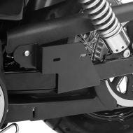 Sadelveskeholder som passer til Harley Davidson Dyna 96-17 svingarmsveskeholder