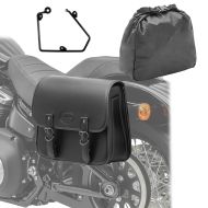 Salveske med holder egnet for choppers / custom sykler 95-15 venstre Laredo 20l Craftride