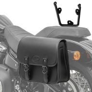 Salveske med holder egnet for choppers / custom sykler / 114 18-24 Laredo 20l venstre Craftride