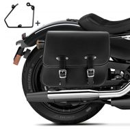 Salveske med holder egnet for choppers / custom sykler 95-15 høyre Laredo 20l Craftride