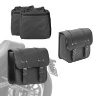 Sett med 2x salvesker med innerlomme som passer til Kawasaki Vulcan S / W 800 / 650 Craftride RNO