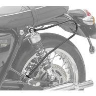 Satteltaschenhalter für Triumph Thruxton 1200 / R / RS 16-21 Abstandhalter Craftride AH1 schwarz_1