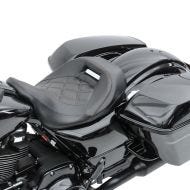 Solo sete lav profil egnet for Harley Davidson Touring 09-24 førersete Craftride RH3 svart
