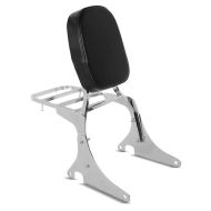 Sissy bar egnet for Kawasaki VN 800 / Classic Craftride Driver-L inkl. bagasjehylle krom