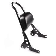 Sissy bar egnet for Harley Davidson Street 750 / 500 15-20 Craftride Fast Rider-M svart