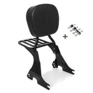 Sissy bar som passer til Harley Davidson Sportster 883 Iron 09-20 Craftride inkl. bagasjestativ og dockingsett sort