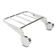 Bagasjehylle for sissy bar egnet for Harley Davidson Touring-modeller 97-08 krom Craftride