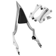 Sissy bar egnet for Harley Davidson Street Glide Special 15-23 + dockingsett Craftride PV1 krom