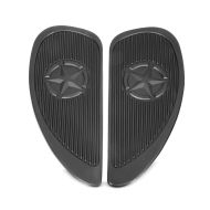 Tankpute knebeskyttere egnet for chopper / tilpasset sykkel Craftride PD2 svart CB52079