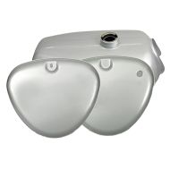 Tank / bensintank passende for Simson S51 / S50 / S70 med sidedeksel Craftride sølv