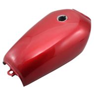Bensintank egnet for Honda CG 125 drivstofftank 2.4 Gal Craftride rød