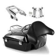 Top Case Chopped egnet for Harley Davidson Street Glide 09-13 med docking rack bagasjegrill Craftride