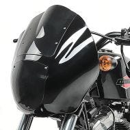 Lampemaske egnet for Harley Davidson Dyna / Sportster lysmaske Craftride Q1 mørk