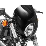 Frontlys frontmaske egnet for Harley Davidson Dyna -2005/ Sportster 95-20 svart Craftride