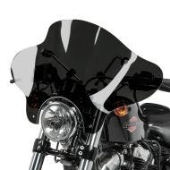 Windschild Batwing für Honda Black Widow 750 Craftride inkl. Haltesatz dunkel getönt_0