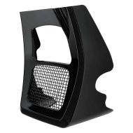 Frontspoiler egnet for Harley Davidson CVO Road Glide 18-24 oljekjølerdeksel Craftride OV2 svart