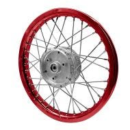 Eiker hjulfelg aluminium 1,6x16 passer til Simson S51 S50 S70 Schwalbe KR51 aluminiumsfelg Craftride AF15 rød