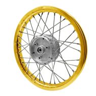 Eiker hjulfelg aluminium 1,6x16 passer til Simson S51 S50 S70 Schwalbe KR51 aluminiumsfelg Craftride AF17 gull
