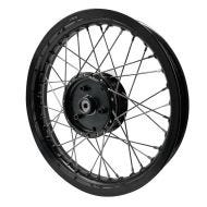Felg 2,15x16 brede eiker hjul aluminium egnet for Simson S51 S50 S70 Schwalbe KR51 aluminiumsfelg Craftride AF22 svart