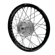 Eiker felg aluminium 1,6x16 passer til Simson S51 S50 S70 Schwalbe KR51 aluminiumsfelg Craftride AF28 svart
