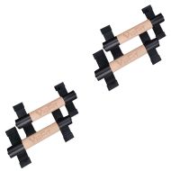 Sett med 2x paralletter Par Cranit LG12 Push-Up-håndtak Push Up-stativ i tre 40 cm