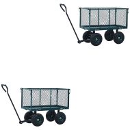 Sett med 2x hagevogn utstyrsvogn Divit GW2 transportvogn hagevogn 350 kg
