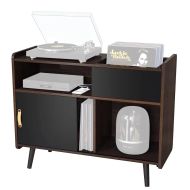 Vinyl platespillerskap Divit VP72 retro skap laget av tre