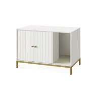 Feandrea kattesandboksskap Divit BK2718 kattesandboks med skrapematte 80 x 50 x 55 cm
