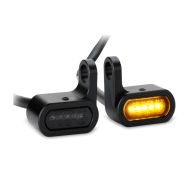 LED-indikatorer egnet for Aprilia RS 660 / 125 med E-mark Lumitecs TX13 tonet svart