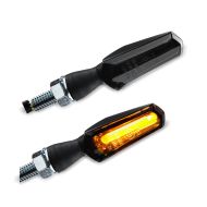 LED-indikatorer egnet for Yamaha R7 / Tenere 700 med E-mark Lumitecs TX15 tonet svart