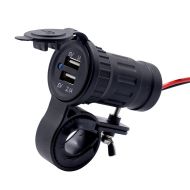 12V USB-kontakt egnet for Kawasaki Z H2 / Z 125 Lumitecs US21