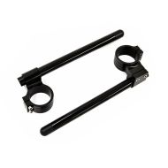 Clip-on styre 22mm clip-on 41mm med 30mm øke håndtak Zaddox aluminium i svart