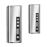 2x mini kompressor trådløs Tourtecs MK3 elektrisk luftpumpe 4000 mAh / 6,9 bar batteri luftpumpe økonomisett