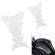 2x motorsykkel tank pad Fishbone Zaddox tank beskyttelse klistremerke universal klart sparesett
