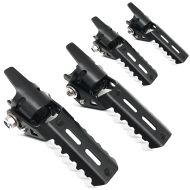 2x crash bar fotstøtter 22-25mm egnet for Motoguard HF3 svart sparesett