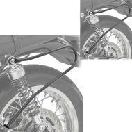 2x salveskeholder egnet for Triumph Bonneville T120 / T100 16-24 spacer Craftride AH1 svart økonomisett