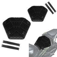 2x motorsykkel gelpute Tourtecs AC2 TPE Gel L komfortsetepute svart sparesett