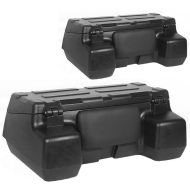 2x quad top koffert ATV koffert bak bak koffert transportboks koffert Bagtecs QT2 96 liter økonomi sett
