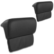 2x ryggpolstring egnet for Harley Davidson Chopped eller Razor Tour Pak toppveske 14-24 Craftride økonomisett