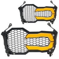 2x frontlysgitter frontlykt egnet for BMW R 1200 GS / Adventure 13-18 Motoguard SG2 lampebeskyttelsesgitter sparesett