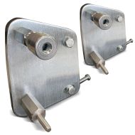 2x adapterplate for ConStands Power Evo egnet for Yamaha MT-09 21-24 økonomisett
