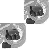 2x swingarm bag med innerlomme egnet for Cruiser Chopper salveske Craftride DYT økonomisett