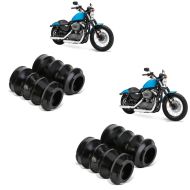 2x gummibelg 39mm egnet for Harley Davidson Sportster og Dyna modeller Craftride gaffelbeskyttelse sparesett