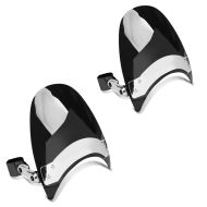 2x frontrute motorsykkel Craftride CW16 frontrute universal sort sparesett