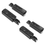 2x fotstøtter egnet for Harley Davidson Softail 18-24 Craftride SF8 svart sparesett