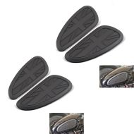 2x tankpute på siden egnet for Triumph Adventurer 96-01 tankbeskyttelse Zaddox Retro RST økonomisett