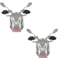 2x håndbeskyttere egnet for Honda NC 700 S / X 12-13 håndbeskyttere Motoguard L økonomisett