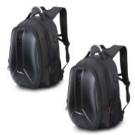 2x hardshell ryggsekk motorsykkel Bagtecs Carbon II med USB-port 37Ltr sw økonomisett