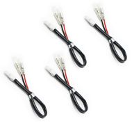 2x blinklys adapter kabel motorsykkel egnet for KTM Lumitecs 2 stk AK5 økonomi sett